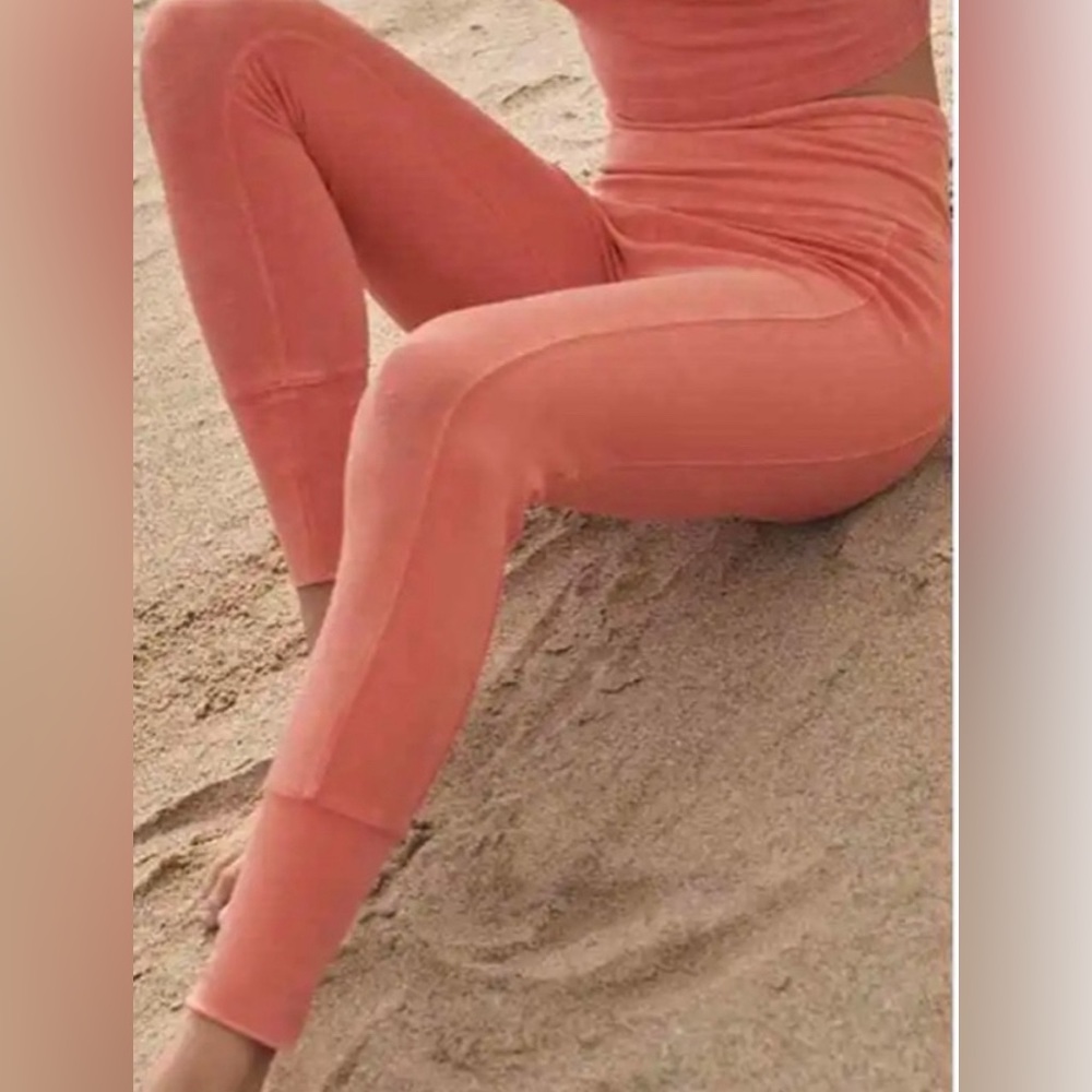 NWT Free People Hot Shot Legging Flambe peach orange FP limited edition